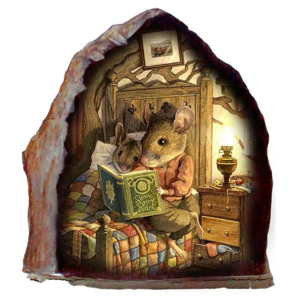Realistics 3D Mouse Wall Sticker Creativity Mouse In A Hole Wall Decal Unique Indoor Outdoor Decor Wallpapers