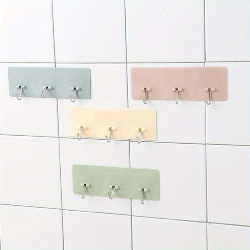 1PC Wall Rack Kitchen Storage Holder Wall Hook Kitchen Organizer Bathroom Accessory