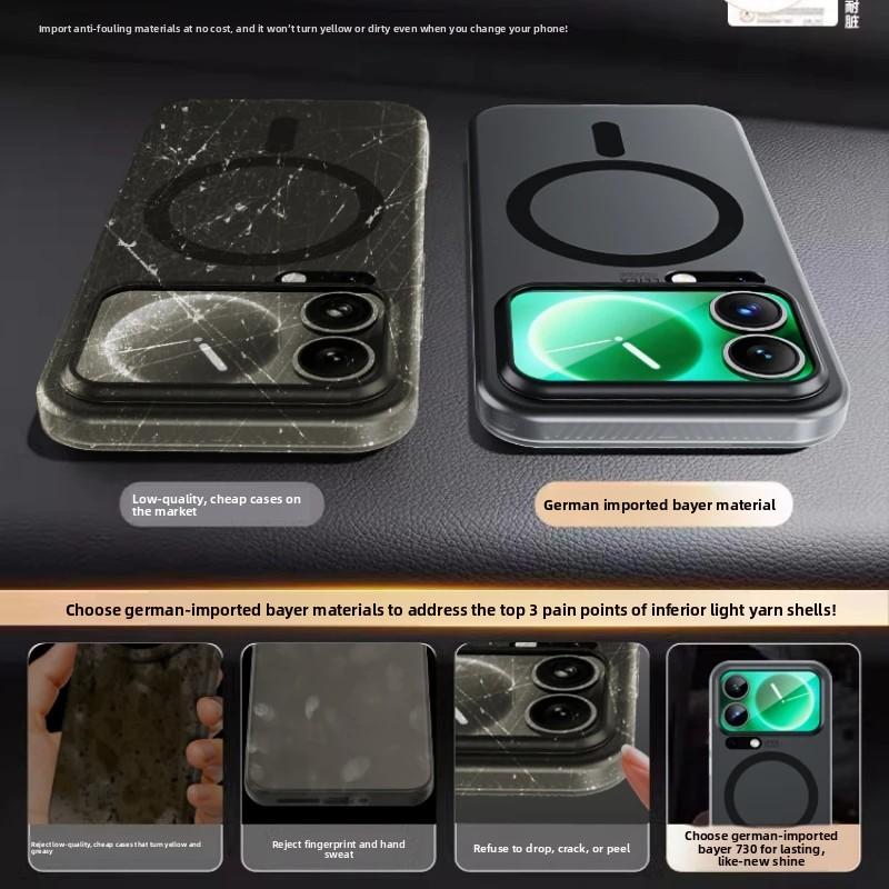 Fashion Shell Magnetic Skin Feel Matte Clear Cover For Xiaomi 17 Pro Max 17Pro 17 Built in Wireless Charging Protect Case
