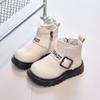 Unisex Kids Casual Mid Calf Martin Boots For Boys And Girls