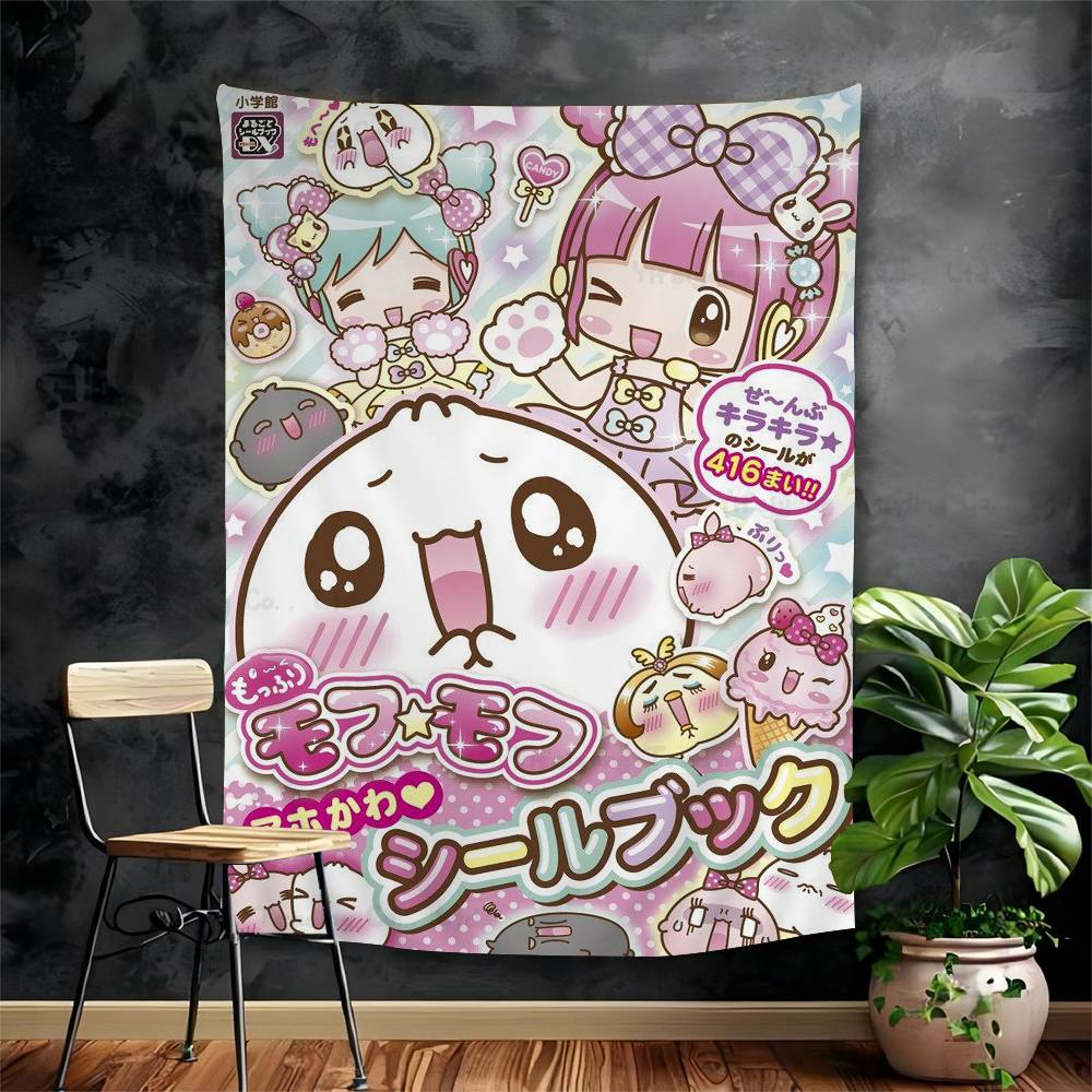 Sugarbunnies Anime Kawaii Movie Anime Tapestry Hanging Tarot Hippie Wall Rugs Dorm Home Decor