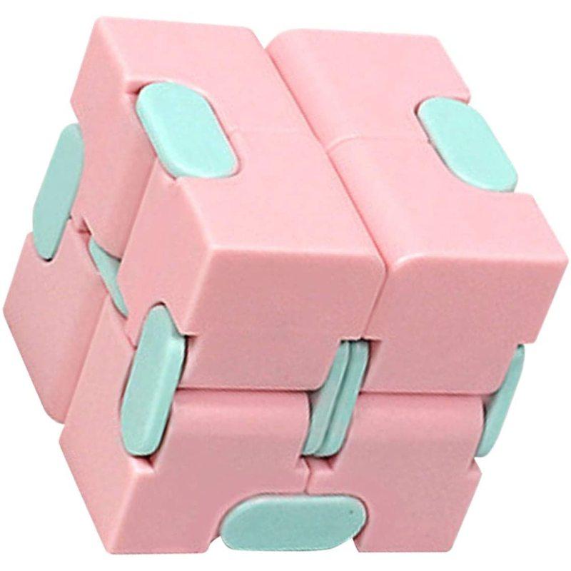 Волшебный куб, игрушка, снимающая стресс, игра, время убийства, милый розовый бесконечный маленький кубик