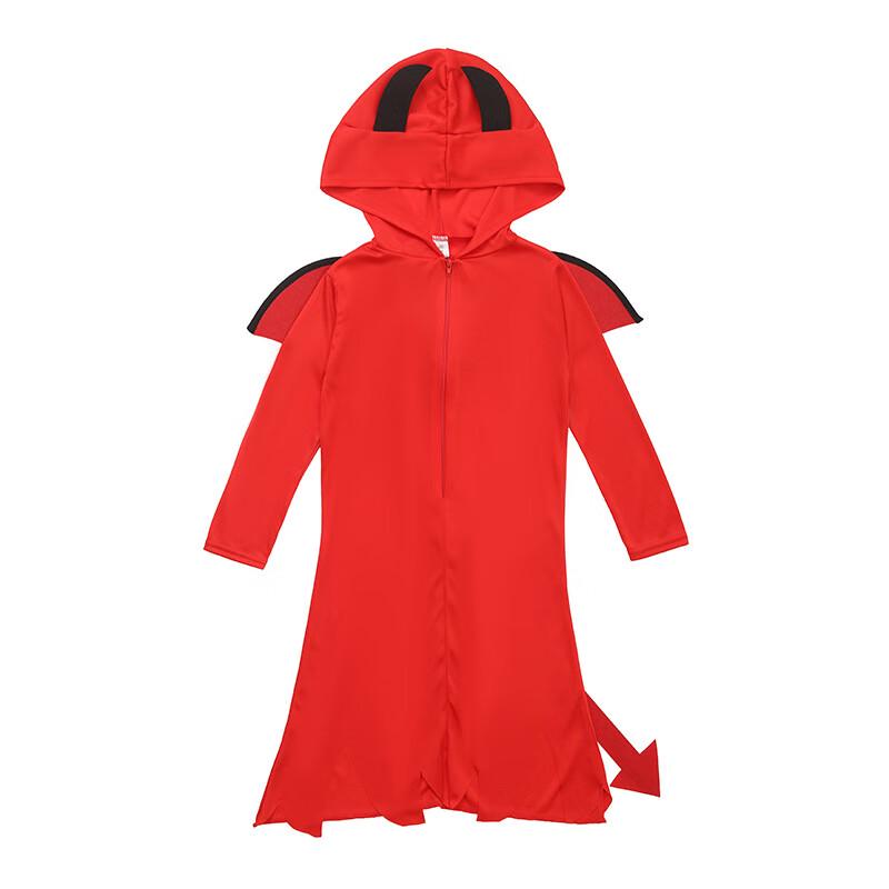 Kids' Red Devil Satan Cosplay Costume