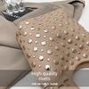 Metal Rivet Tote Bag Women's Shoulder Underarm Bag