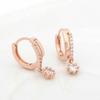 14K Gf Riena Gold Field Pin One-Touch Ring Gold Needle Earrings