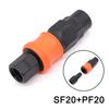 Connector Sleeve Industrial Use Air Compressor Hose Plastic Steel Fittings Air Leakage Prevention Double-ring Air Seal