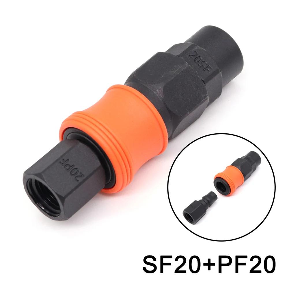 Connector Sleeve Industrial Use Air Compressor Hose Plastic Steel Fittings Air Leakage Prevention Double-ring Air Seal