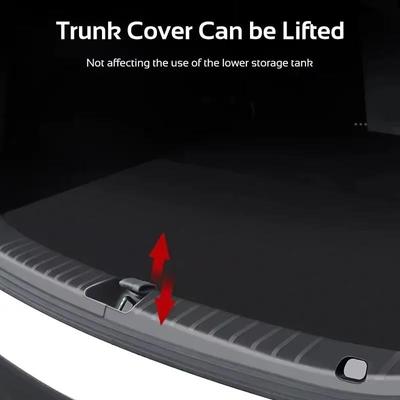 Protetor de para-choque traseiro para acessórios Tesla Model Y, capa protetora de para-choque traseiro TPE para porta-malas, acessório de proteção de soleira