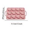 Chocolate Shape Mold Silicone Nonstick Baking Tool 12-cavity Heart Shape Silicone Molds For Apartment Kitchen Farmhouse