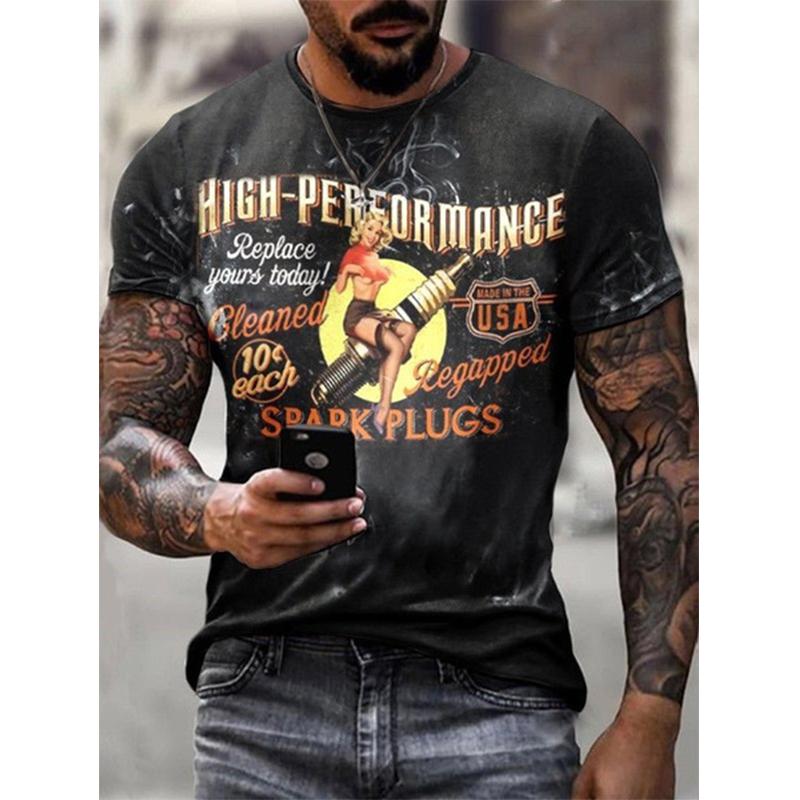 

Мужская футболка с коротким рукавом в стиле Харадзюку, модная уличная футболка в стиле хип-хоп с американским принтом и круглым вырезом 6XL