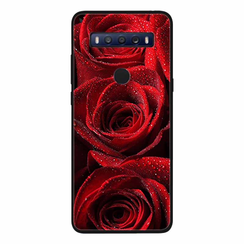 Para TCL 10 SE Funda Suave de Silicona Fresca y Moderna Para TCL 10SE T766U T766H Tapa Trasera TCL10SE TPU Protectora para Teléfono Fundas