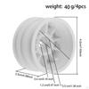 4x Racings Car Wheel Hub Tires RC Rims Accessories High Performance Professional Compatible