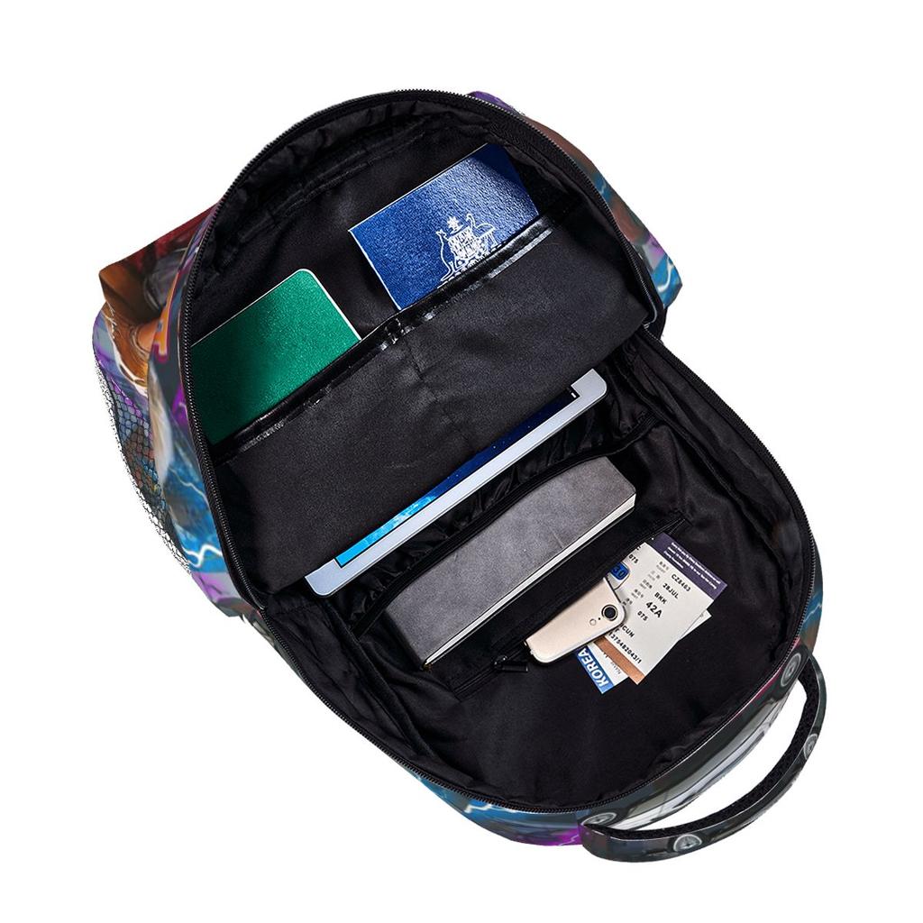 BACK TO THE FUTURE Student Backpack School Bag Hiking Travel Daypack for Men Women Fashion Bookbag Shoulder Bags