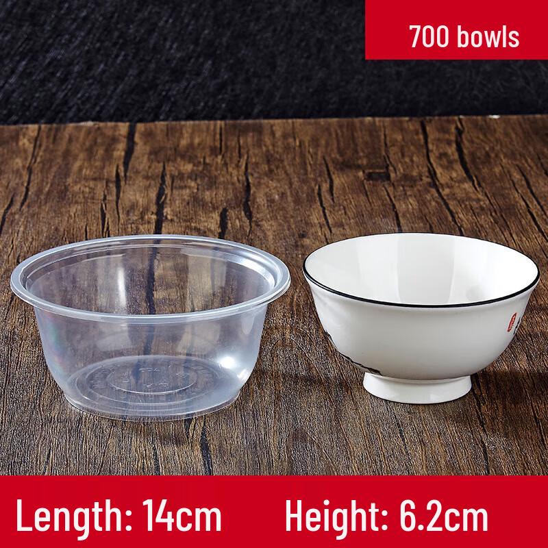 Einweg-Plastik-Rundschalen