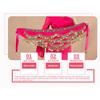 Belly Dance Costume Hip Scarf And Glittering Sequins Skirt Wrap Photography Studio Dance Wear For Nightclub Performances