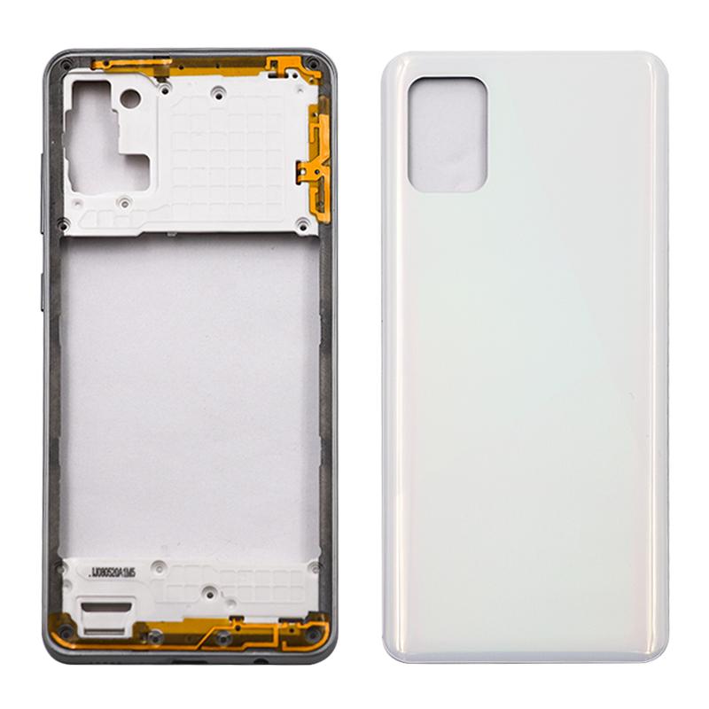 

Для Samsung Galaxy A31 A315F A315G A315N A315 телефон средняя рамка безель A31 аккумулятор задняя дверь белый