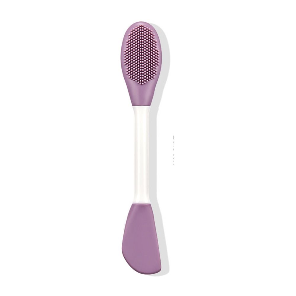 Double-headed Silicone Mask Brush Skin Friendly Exfoliating Soft Head Scraper Cleansing Massage Massage Cleaning Brushes