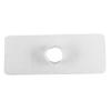 Reusable Spa Steam Massage Towel Washable Beauty Salon Bed Sheet for Skin Care 35 x 90cmWhite
