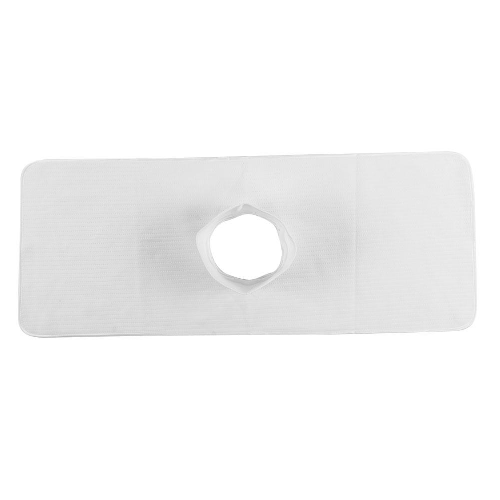 Reusable Spa Steam Massage Towel Washable Beauty Salon Bed Sheet for Skin Care 35 x 90cmWhite