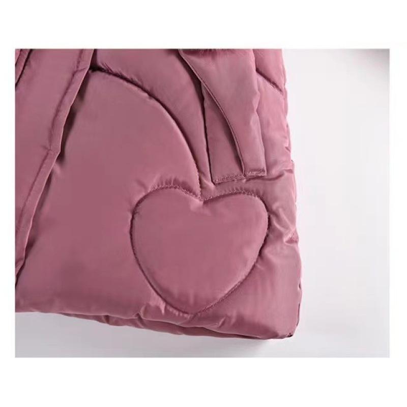 Winter Costume For Girls, Coat With Fur Collar And Belt, Warm Jacket With Hood On Cotton Lining, Children's Jacket