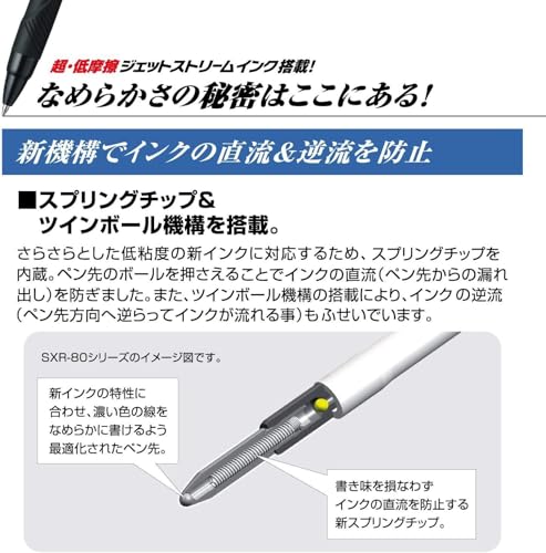 Mitsubishi Pencil Multi-Function Pen Jetstream 41 0.38 Soft Pink MSXE