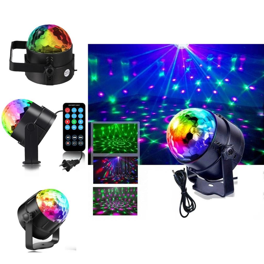 Crystal Remote Control Magic Ball Stage Light For Karaoke Bar And Home Party Decor