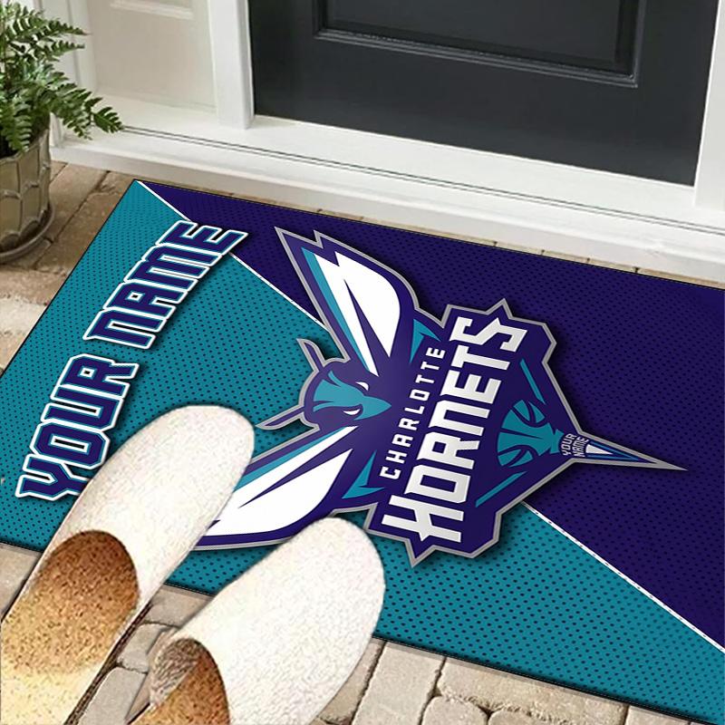 Custom NameCharlotte Logo Art Carpet, Indoor Rug, Chair Rug, Living Rooms, Doormat Made From Polyester Home Decor Birthday Christmas Gifts