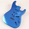 Metallic Blue Glossy Poplar Electric Guitar Body with Three Single-Coil Pickups for DIY Modification
