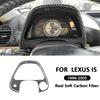 For LEXUS IS 1999-2005 Carbon Fiber Car Center Console Trument Screen Frame Trim Cover Decoration Sticker Inner Accessories