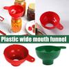 Green Plastic Canned Funnel Wide Mouth Funnel Jars Folding Funnel with Long Neck Liquid Filling Funnels Kitchen Gadget