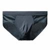 Lenjerie de corp pentru bărbați de vară Slip din mătase de gheață, sexy, respirabil, subțire, cu talie mijlocie pentru tineret