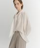 Ia Tie Shirring Blouse (Ivory)