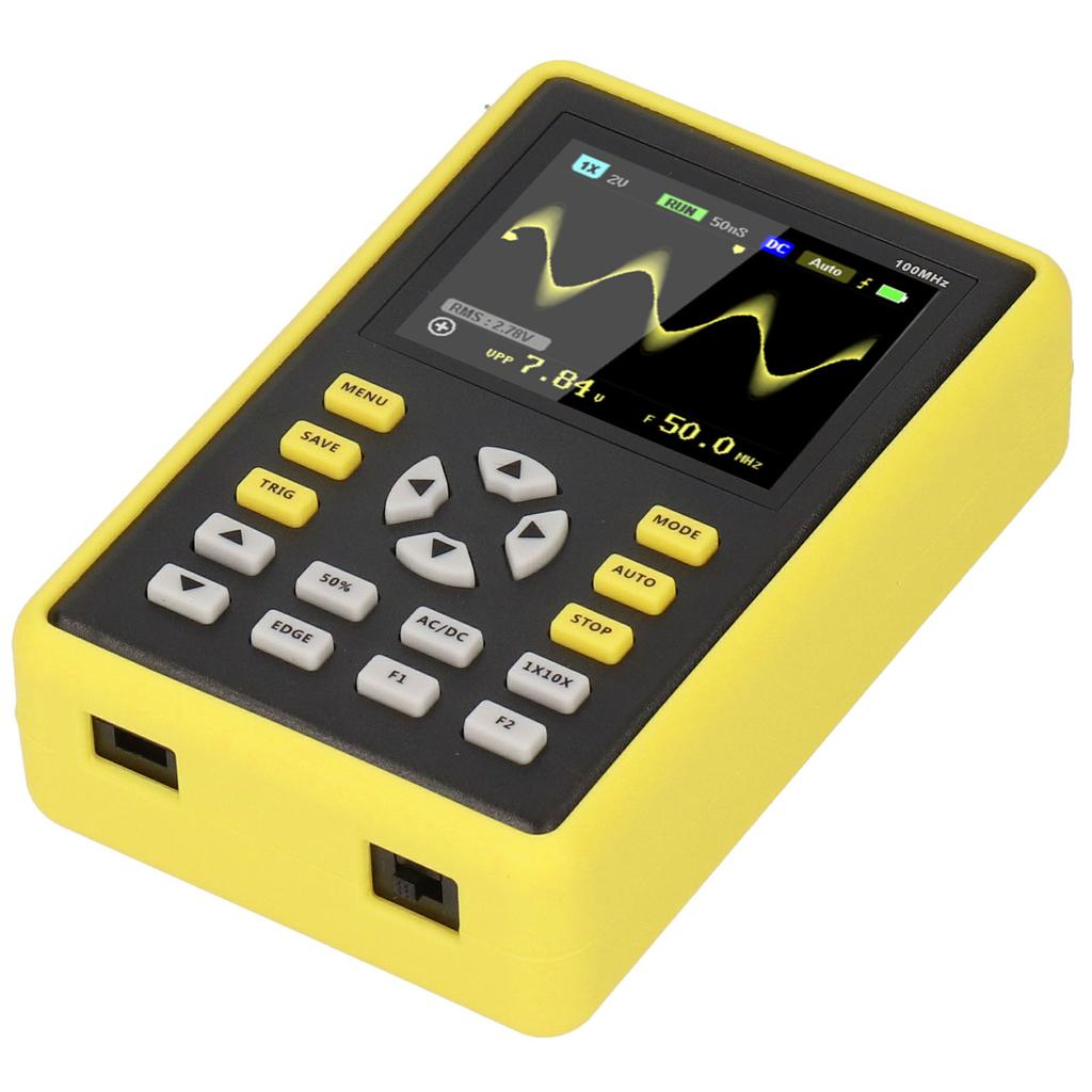 Digitales Oszilloskop Handheld IPS LCD-Anzeigebildschirm 2,4 Zoll 100MHz 500MSs 5012H