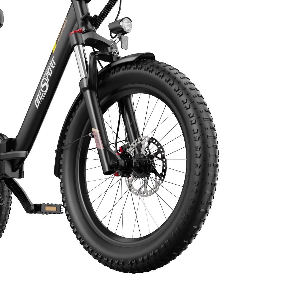 ONESPORT OT30 PRO Stadtelektroräder 1*7 Gänge 500W Motor 48V 18Ah 20*3.0 Zoll Reifen