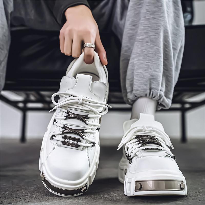 Men's Shoes 2026 High-quality New Trend Fashion Thick Soled Sports Casual Breadboard Shoes Trendy Plus Size