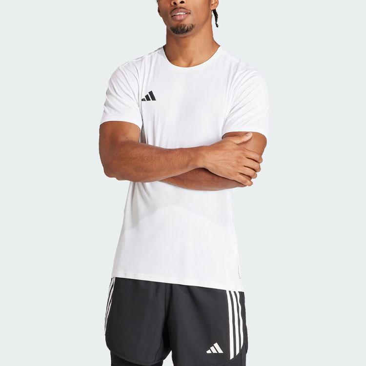 adidas Adizero Essentials Running Tee Men Tops White IN1157