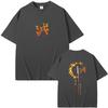 Demon Slayer Kimetsu No Yaiba Printed Tshirt for Men and Women Cotton Roundneck Tshirt for Men Fashionable and Retro