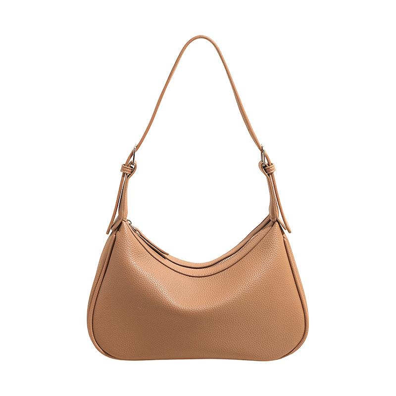 Schicke PU Hobo-Tasche für Damen – Weiche, texturierte Schulter-Tragetasche mit minimalistischem Design