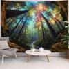 Spenlife Magical Forest Tapestry, Fairy Tale River Tapestries for Bedroom, Aesthetic Wall Decor, Nature Tapestries (60" X 44")