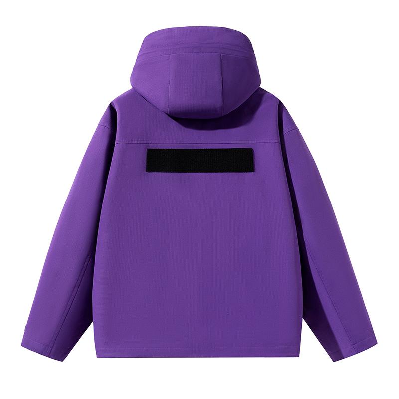 Warm, Windproof and Waterproof Three-in-one Detachable Outdoor Jacket, One-piece Two-wear Jacket, Hooded, Fashionable and Versatile Jacket