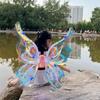 Creative LED Electric Butterfly Wings with Light Music Moving Wings Electric Elf Wings Costume Shimmering Flexibily Luminous Toy