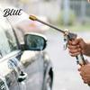 Long Spout Watering Can High Pressure Household Car Wash Nozzle Water with One-Click Multi Spray Modes Direct Adjustable Washer Fan All-Copper