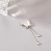 Shiny Butterfly Necklace Ladies Exquisite Clavicle Chain Necklace Jewelry For Ladies Gift