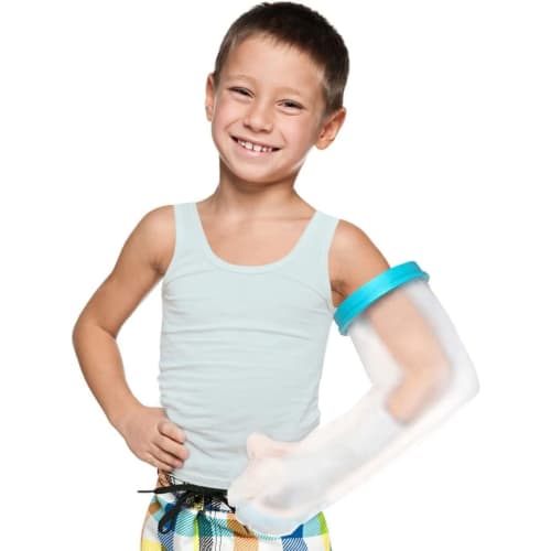 

[YuHaru] Reusable Cast Cover, Waterproof Shower Bandage Cover, Long for Children s Arms
