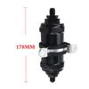 Car Aluminum Inline Fuel Filter E85 Ethanol with 100 Micron Inlet -6 AN / Outlet