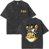 Forward Observations Group Vintage Washed Tshirt Men Women Fashion Oversized Short Sleeve Male Casual High Quality Cotton Tees