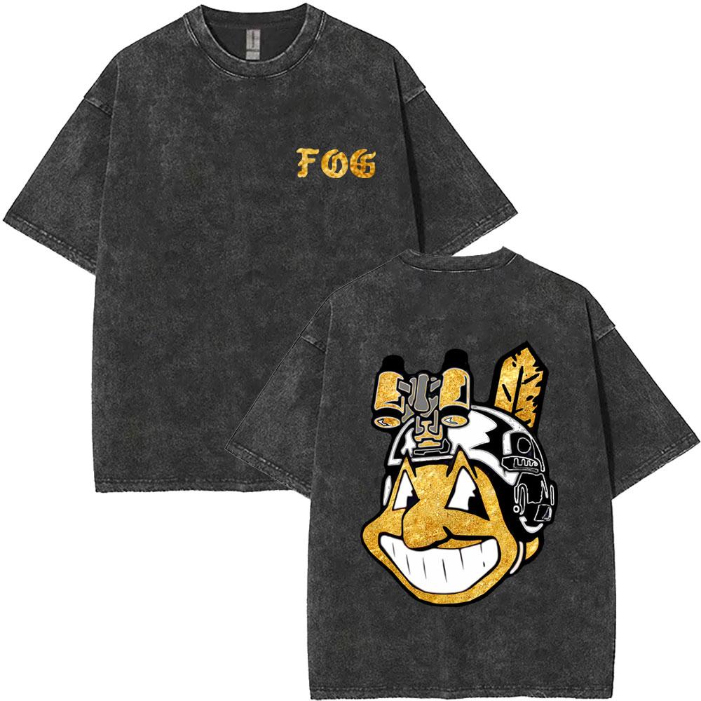 Forward Observations Group Vintage Washed Tshirt Men Women Fashion Oversized Short Sleeve Male Casual High Quality Cotton Tees