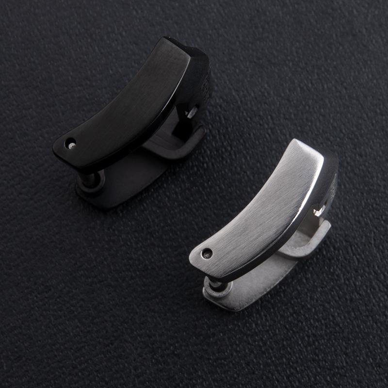20mm Stainless Steel Pin Buckle Black Silver Quality Watch Clasp Fit For TAG Strap For Heuer watchband Wristband Acessories