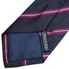 [Michiko London] Italian Fabric, Made in Japan, Fabric in Italy Necktie, Brand: KOSHINO, Silk, Gift, Present, Men's, Unisex (MKI-007-A Navy)