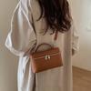 Niche Fashion Portable Small Square Bag Women's New Simple Texture Commuter Shoulder Messenger Bag